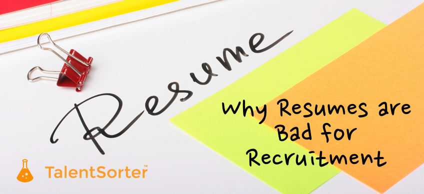 resumes bad for recruitment
