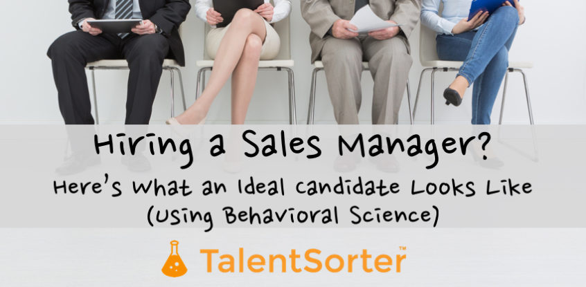 hiring sales manager ideal candidate