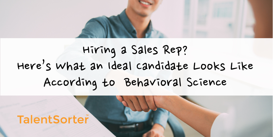 personality traits sales rep